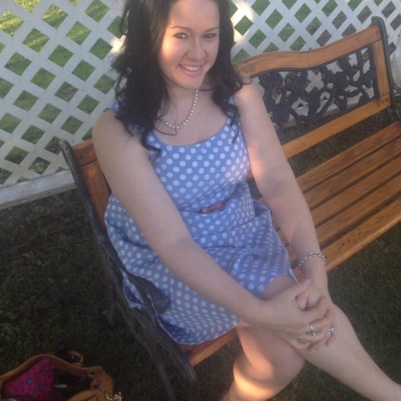 The limited Light blue polka dot dress - Picture 4 of 8